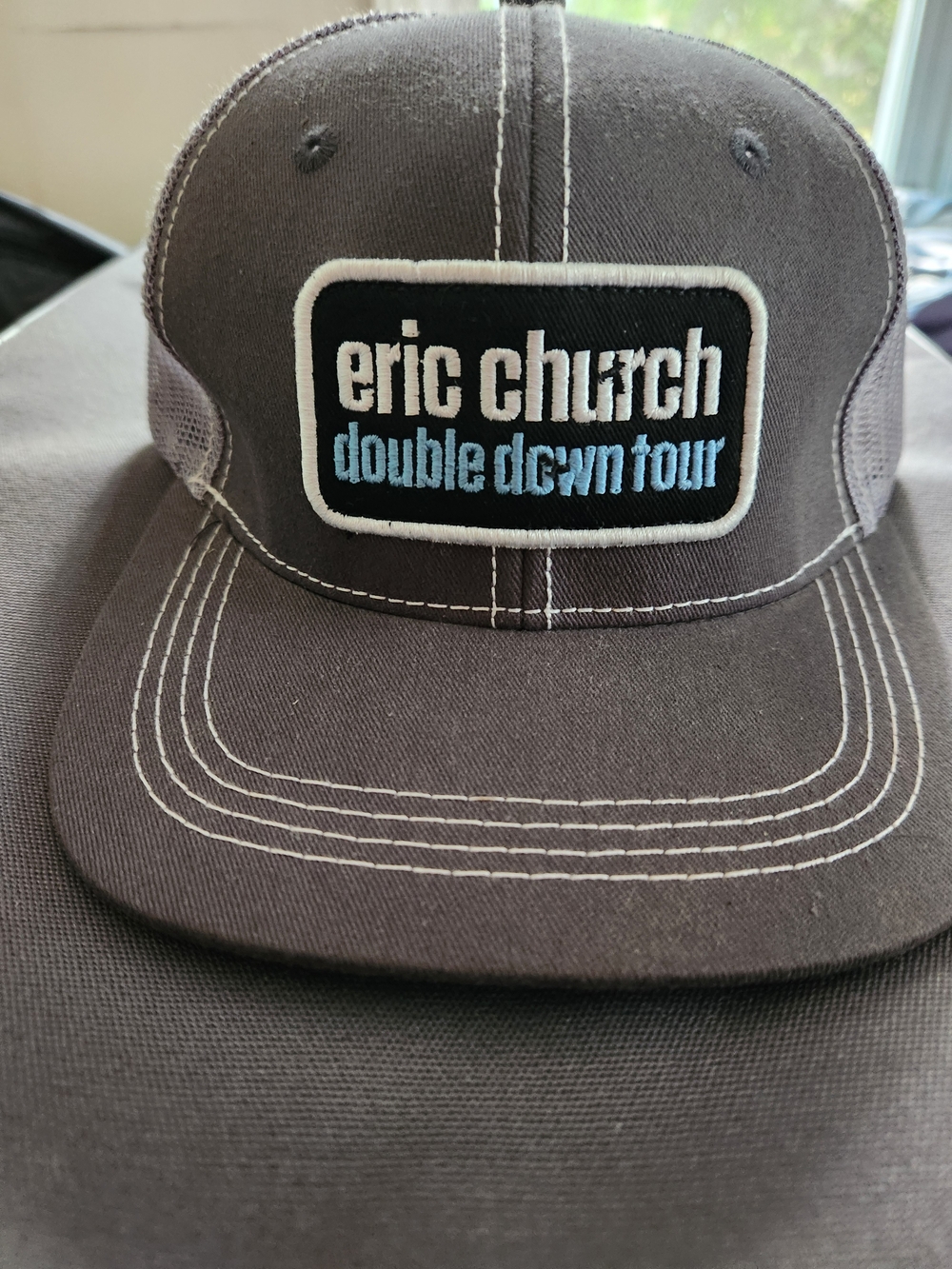 Eric Church "Double Down" Tour Gray Trucker Hat